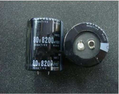 10 шт. 2 электролитический конденсатор 80 в 8200 мкФ 35*45 мм|capacitor 8200uf|electrolytic capacitorsaudio
