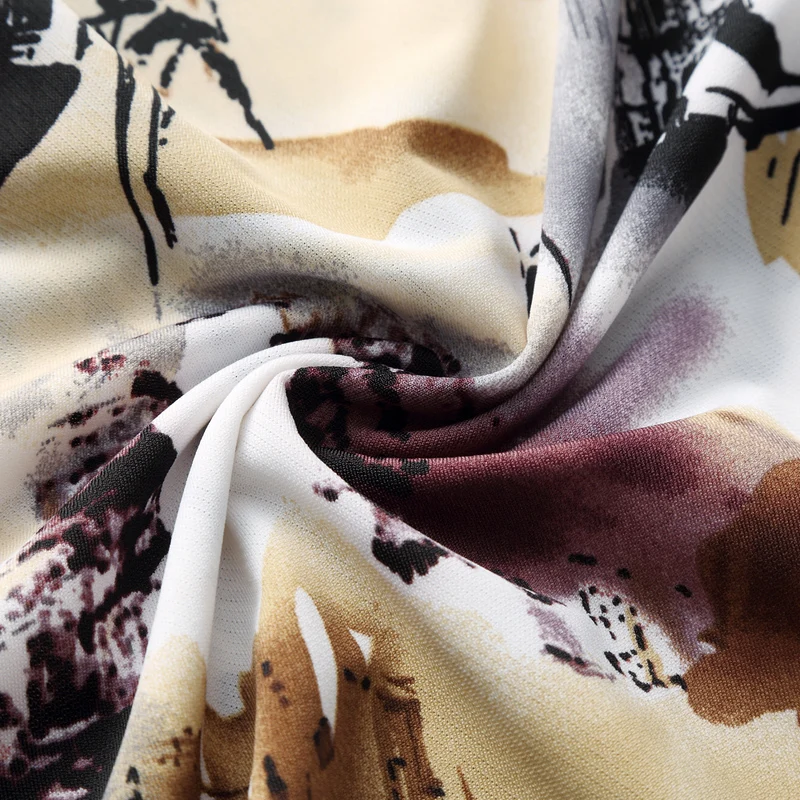 Летняя мужская рубашка с цветочным принтом LONMMY 2018 повседневные облегающие