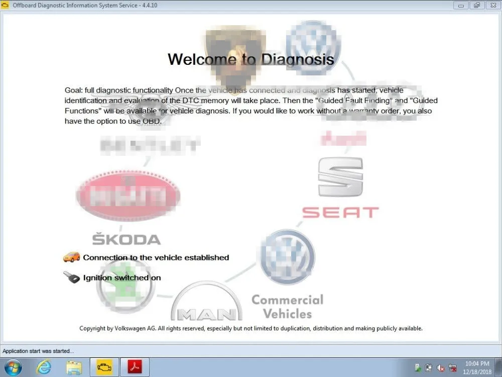 Vas6154 ODI-S V4.4.1 Keygen OKI полный чип VAS 6154 Bluetooth с ноутбуком D630 установленное программное обеспечение hdd хорошо готов к работе