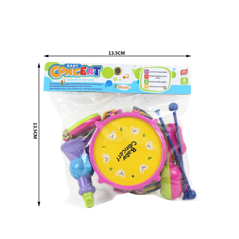 Topsun 5 шт./компл. детская Музыкальные инструменты Музыка детей двигаться pat