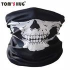 Маска для лица Ghost 2018, маска на половину лица для Хэллоуина, велосипеда, лыжного спорта, черепа, мотоцикла, шарф-призрак, многофункциональный шарф-Балаклава, шарф-грелка