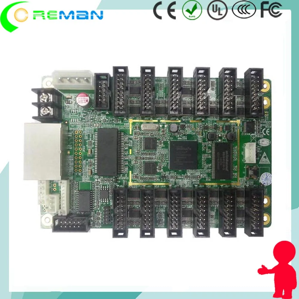 Светодиодный дисплей hub75 linsn карта приема RV908M/светодиодная плата контроллера Linsn