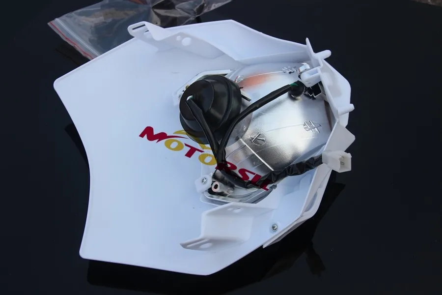 Motorcycle Dirt Bike Motocross Supermoto Universal Headlight With For KTM SX F EXC XCF SMR Headlamp old model |
