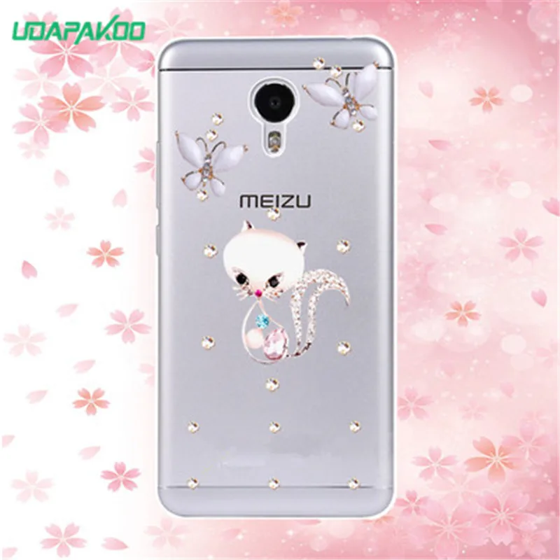 Чехол для мобильного телефона с кристаллами и стразами Meizu 16 15 PLUS MX5 MX6 Pro 6 s 7 M6T M2E M5C