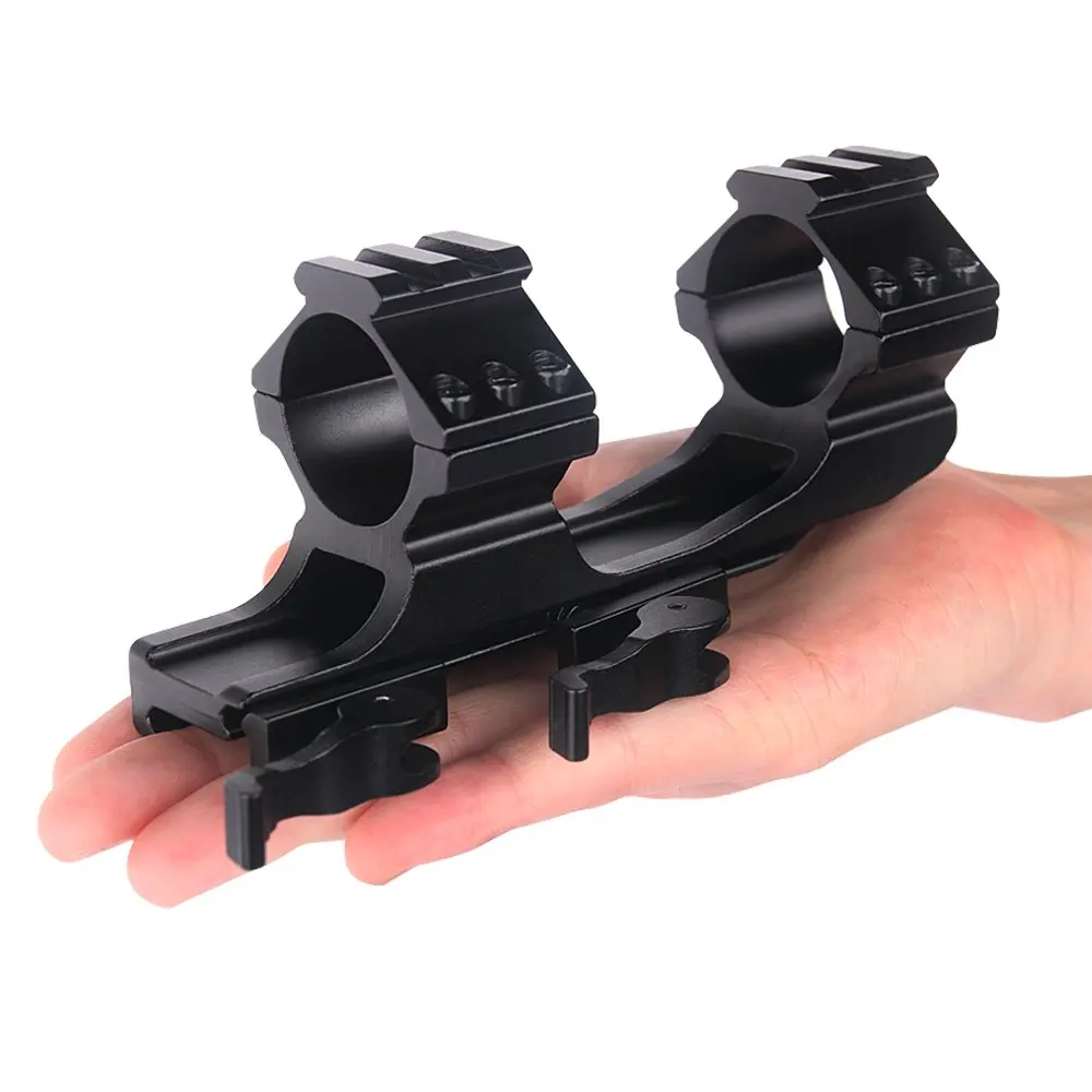 UniqueFire низкий профиль 1 ''/30 мм прицел кольцо Крепление QD Quick Release Двойной кронштейн рельсы для 20 мм Вивер Пикатинни
