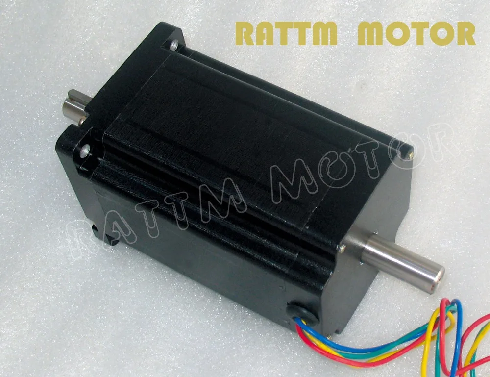 4 осевой шаговый двигатель Nema34 (двойной вал) 1230oz in/5.0A /116mm & Driver 6A/80V 256 Microstep источник