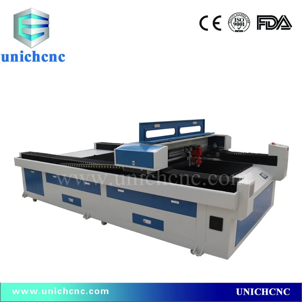 UNICHCNC лазерная машина для резки металла/неметалла смешанный co2 150 Вт 180 1325 1530