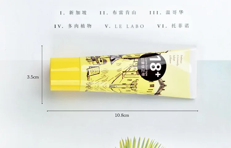 Kwaii крем для рук коррекция ленты с Корея милый креативный мультфильм ученик с уплотнением коррекция ошибок канцелярские товары для исправлений