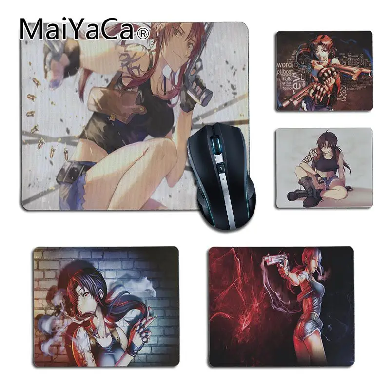 Коврик для мыши MaiYaCa My Favorite Black Lagoon аниме девочек геймерский игровой коврик