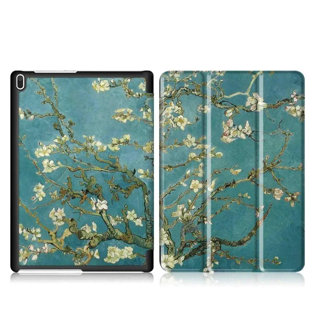 Apricot flower Умный чехол из искусственной кожи для lenovo Tab 4 10 TB-X304L TB-X304F/N, защитный чехол-подставка для планшета lenovo tab 4 10 дюймов+ пленка+ стилус - Цвет: Apricot flower