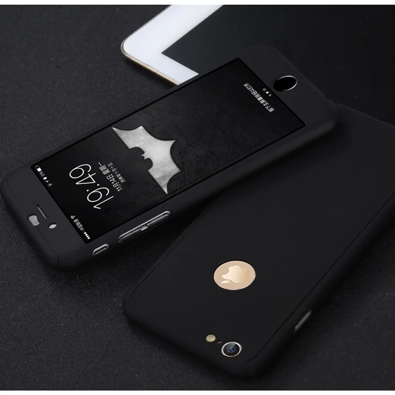 Smooth Black Ferising для Apple iPhone SE 5S 5 чехол 360 градусов передняя задняя полная защитная крышка для iPhone 5S, SE 5 чехол для телефона s Чехол - Цвет: Smooth Black