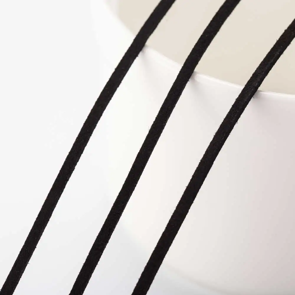 FAMSHIN 3 шт набор чёрный бархатный в стиле панк полоску Чокеры с камнями ожерелье s