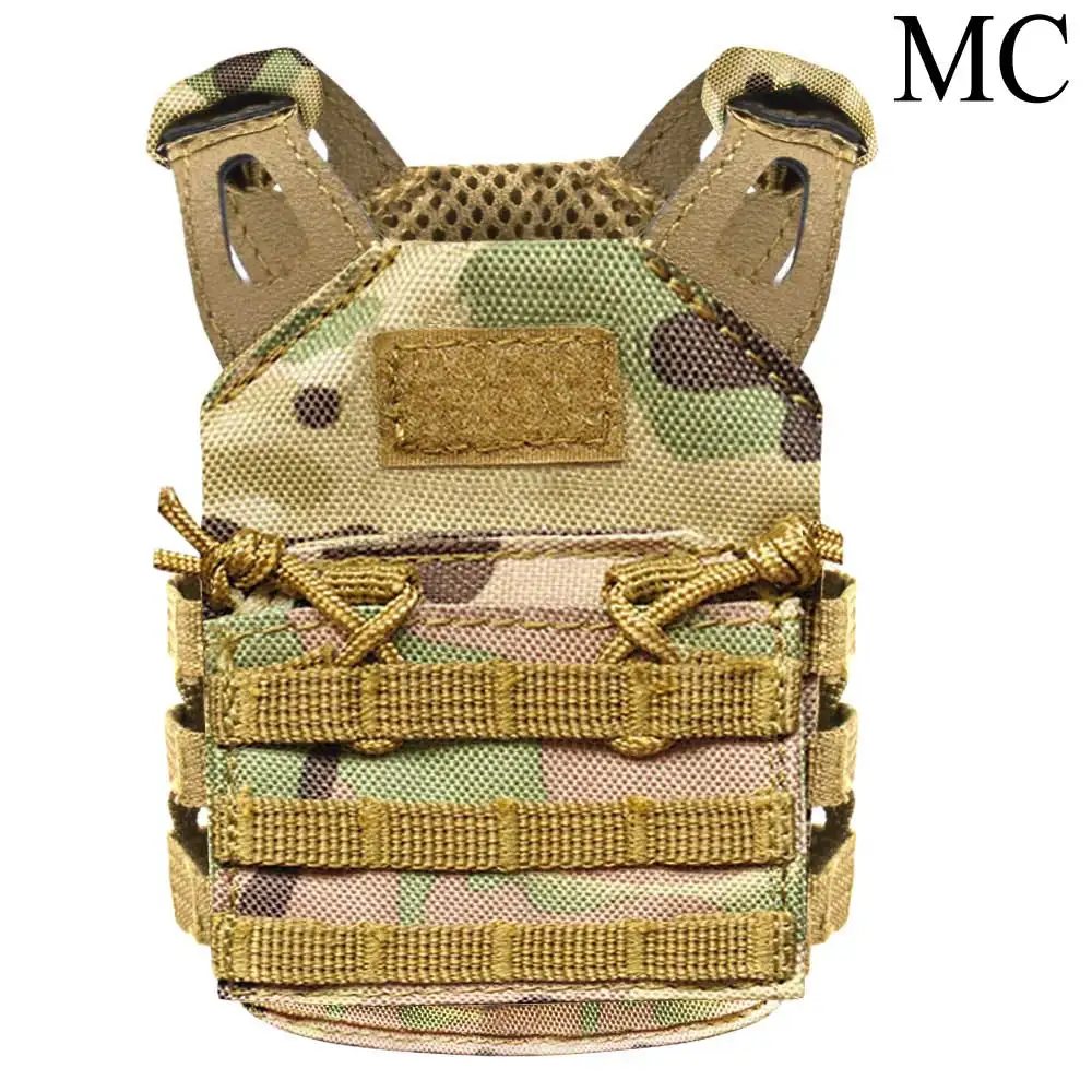 koozie военный Molle мини JPC Тактический Жилет Охотничий Открытый регулируемый пояс журнал орнамент кулон США - Цвет: MC