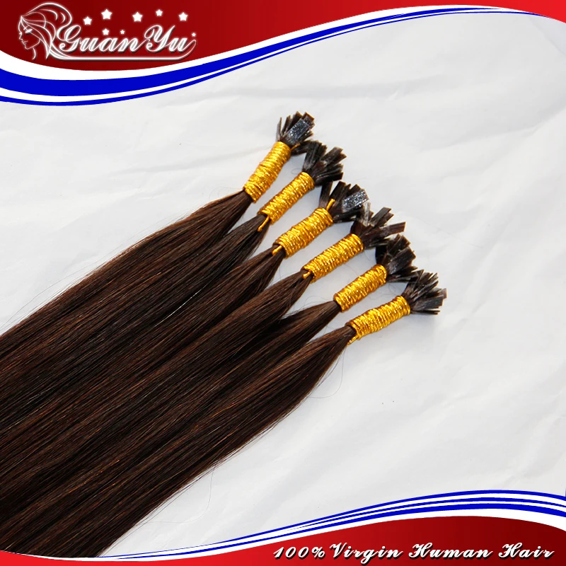 9А Перуанских Девы Реми Fusion Волос кератин Плоским Наконечником Наращивание 1.0 Г