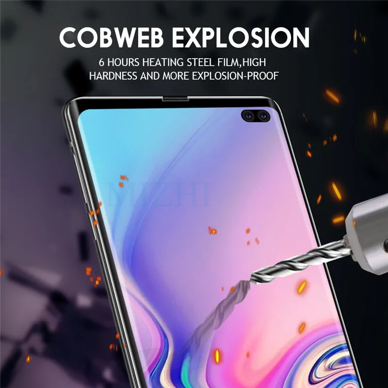5d Защитное стекло для samsung Galaxy S10e Note 10 Pro S10 plus 5G закаленное стекло s 10 e 10s s10plus Verre Tremp Samsun чехол