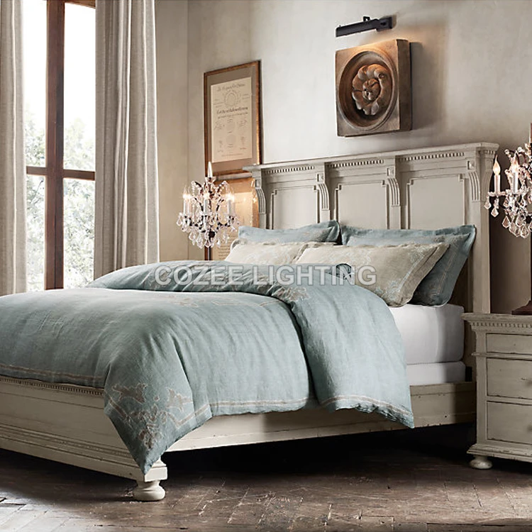 Винтажная Хрустальная настольная лампа Классическая свечка Светодиодная