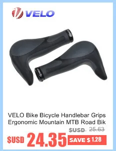 VELO Нескользящие ручки для велосипеда эргономичные резиновые ручки для горного велосипеда Аксессуары для велосипеда Нескользящая амортизация прочная