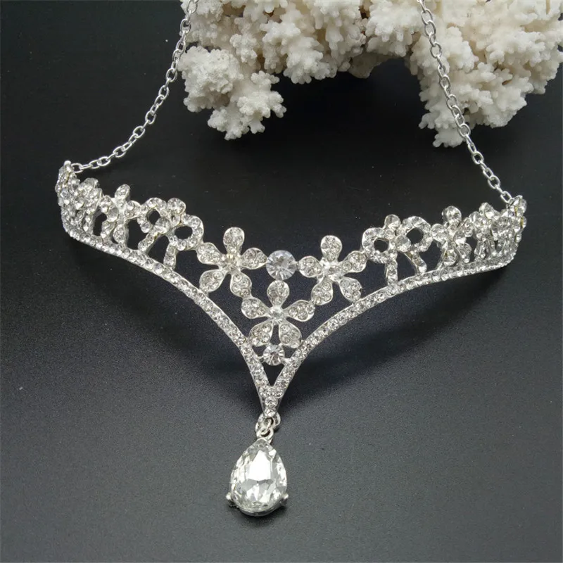 Bride Tiara 20 19 Designs Crystal Wedding Bridal Tiara Crowns for Women Princess Hair Ornament Fashion Bride Headpiece Hair Jewelry Accessories - Metal color: Bride Tiara 20