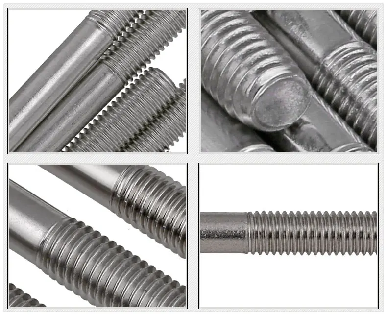 M10 M10* 130 M10x130 M10* 140 M10x140 M10* 150 M10x150 316 нержавеющая сталь DIN835 винт без головы двойной конец стержень с резьбой болт, шпилька