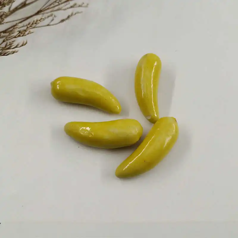 Yellow bell pepper 10. Unidades pacote DE Espuma Misturada Mini Simulacao DE Frutas e Legumes Artificiais Cozinha Brinquedos para As Criancas DE - Цвет: Yellow bell pepper