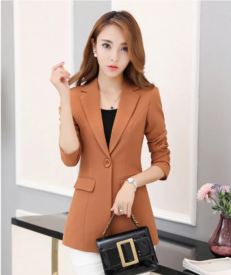 Blazer Feminino Manga Longa New Full Flying Roc Hot Sale Woman Sleeve Blazer Office Jacket Casual Fashion Style Clothing
