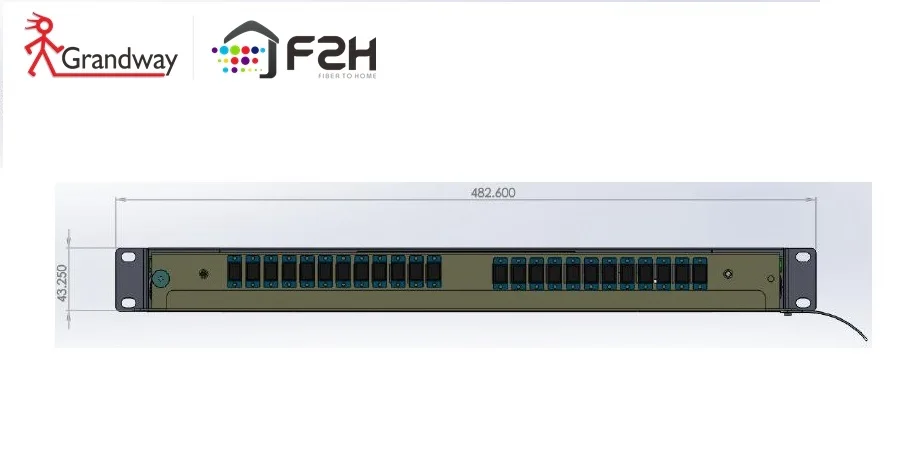 [Grandway Orginal] F2H FPX P3 Series ODF оптическая распределительная рамка патч панель