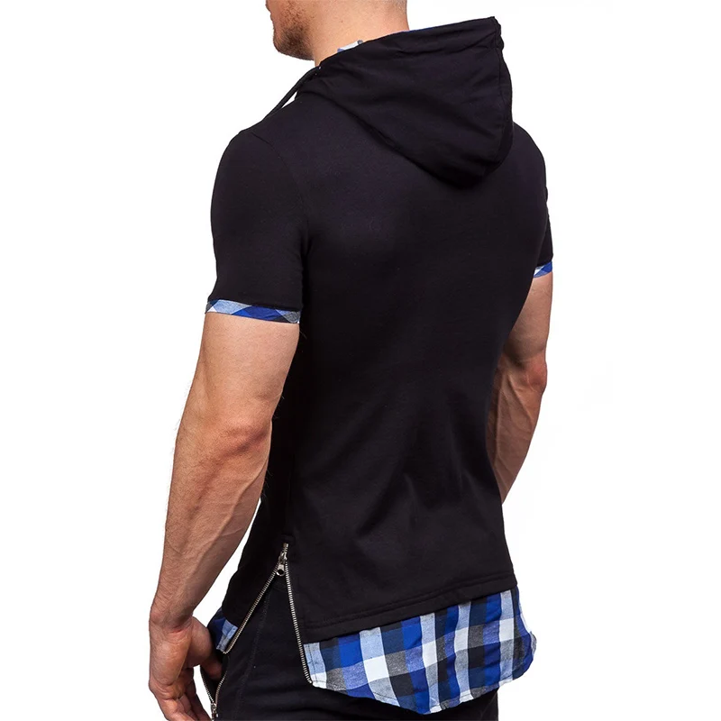 Мужской хлопковый свитер ZOGAA Повседневный пуловер с капюшоном и длинным рукавом