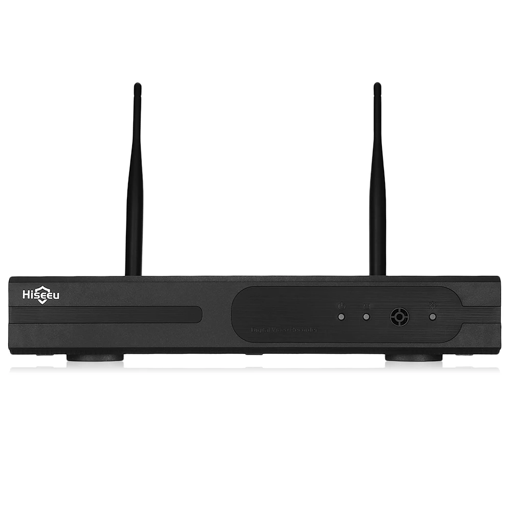 Hiseeu Беспроводной NVR 1080P HD наружная система камер домашней безопасности 4CH CCTV