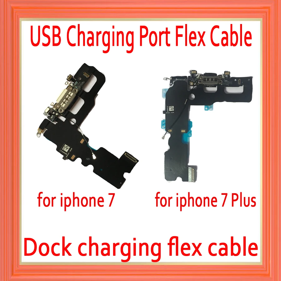 Новинка зарядный порт USB док разъем Замена для iPhone 7 Plus наушники аудио гибкий
