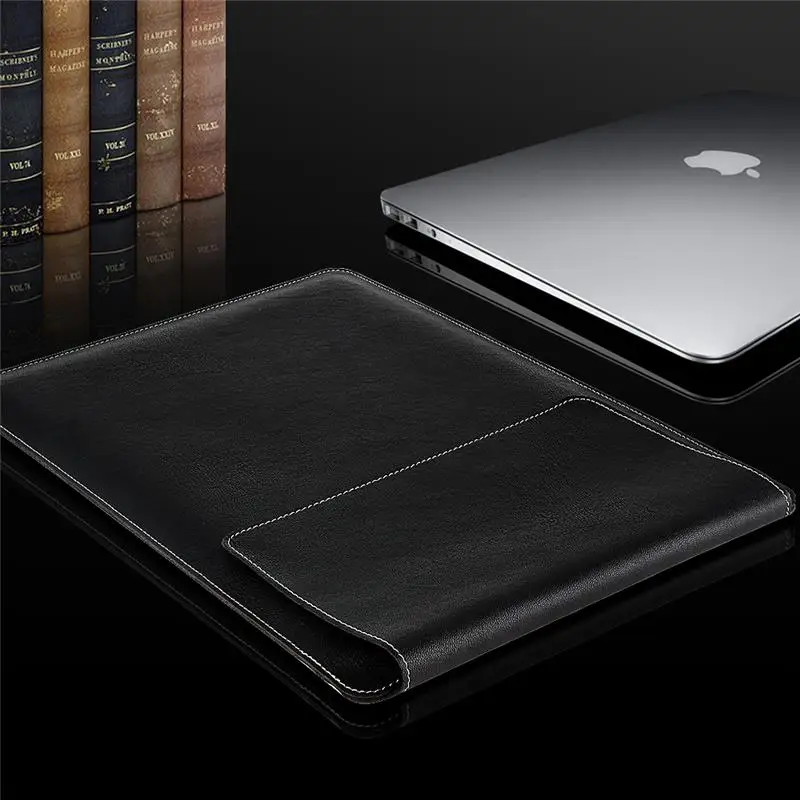 XSKEMP Роскошная мягкая PU кожаная сумка с рукавом для Apple MacBook Pro 13 A1989 2018 Портфолио