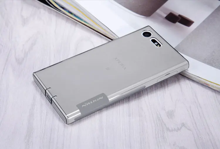 Чехол Nillkin для sony Xperia X Compact, прозрачный ТПУ силиконовый чехол для sony Xperia X Compact F5321, задняя крышка