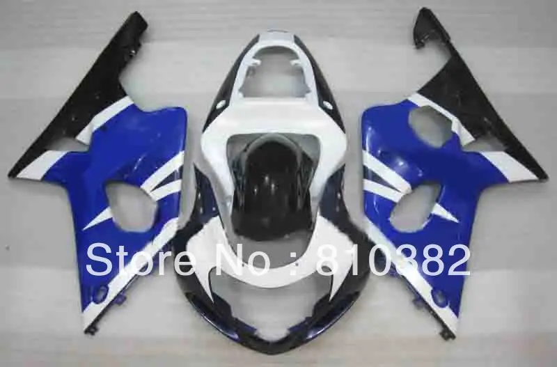 Injection mold Fairing kit for GSXR1000 00 01 02 GSXR 1000 GSX-R1000 K2 2000 2001 2002 Fashion white blue Fairings YM59 | Автомобили и
