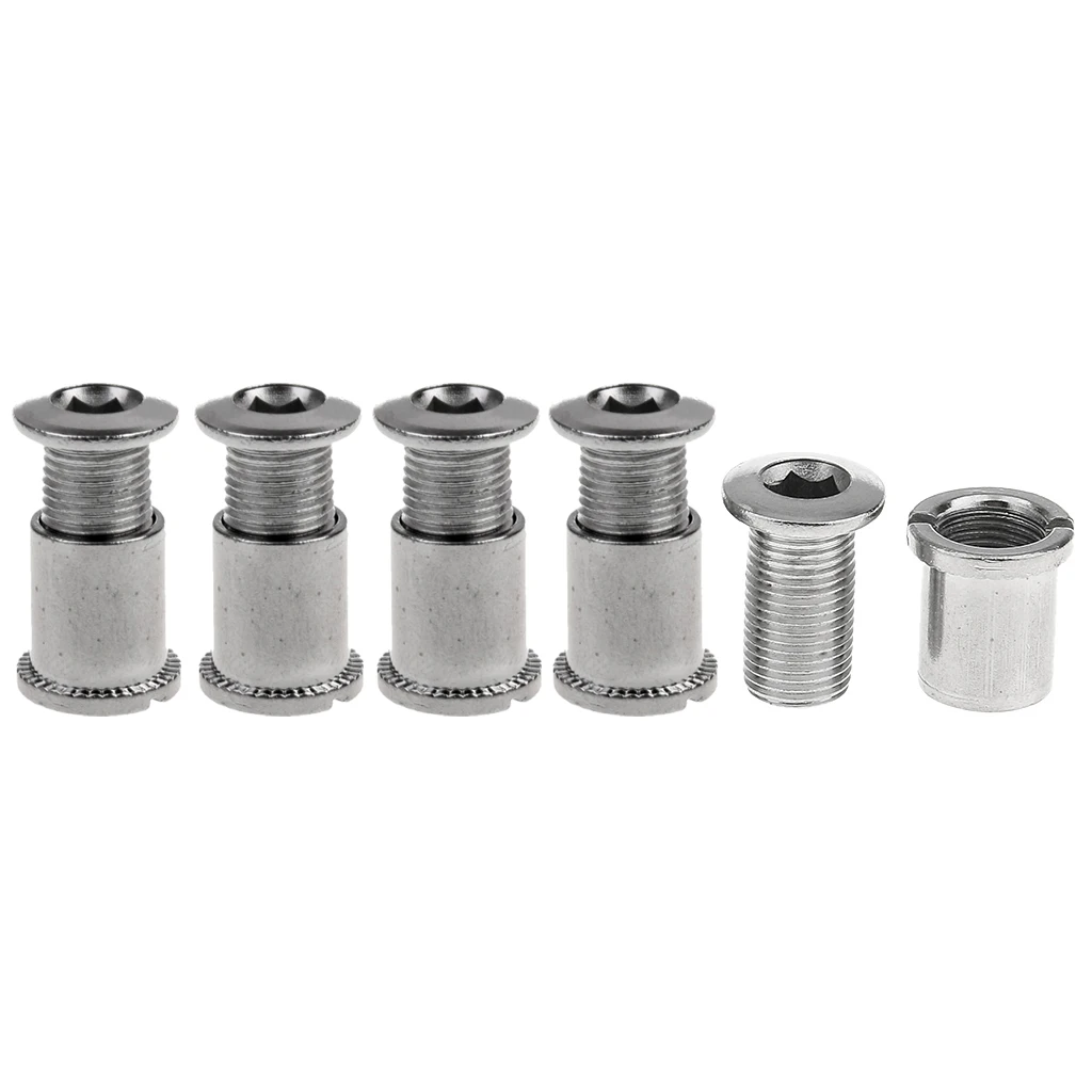 10 пар кривошипных болтов раньше крепежный винт для рукоятки Серебряная гайка A C