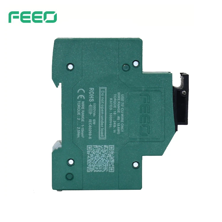 Автоматический CE DC PV 32 Amp 10x38 1000V Din Rail электронный Солнечный В постоянного тока