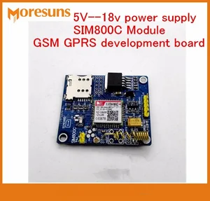 Блок питания SIM800C с поддержкой bluetooth, модуль SMS, GSM, GPRS, 5-18 в, быстрая бесплатная доставка