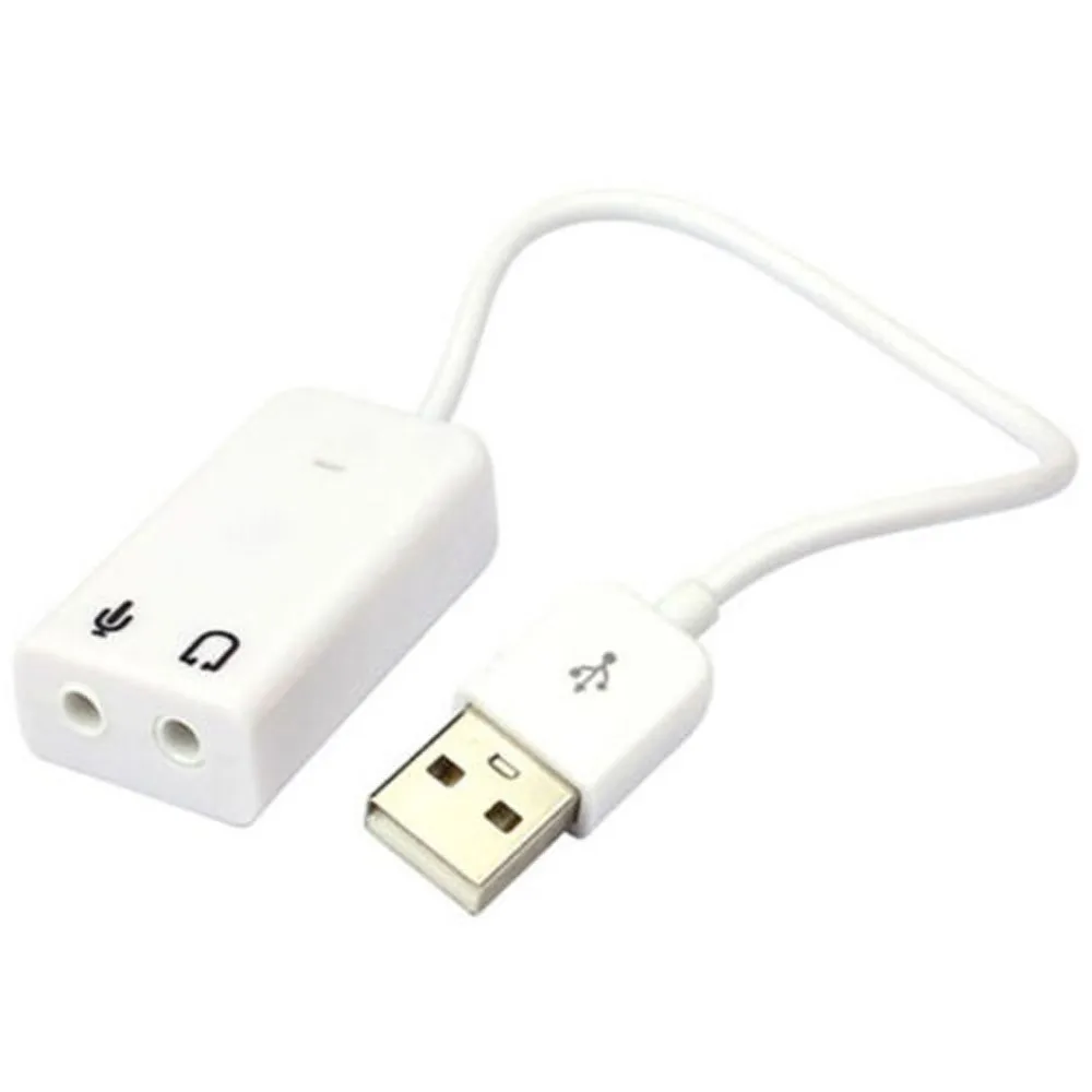 Внешний Виртуальный USB 2 0 для ноутбука конвертер стерео звуковая карта аудио