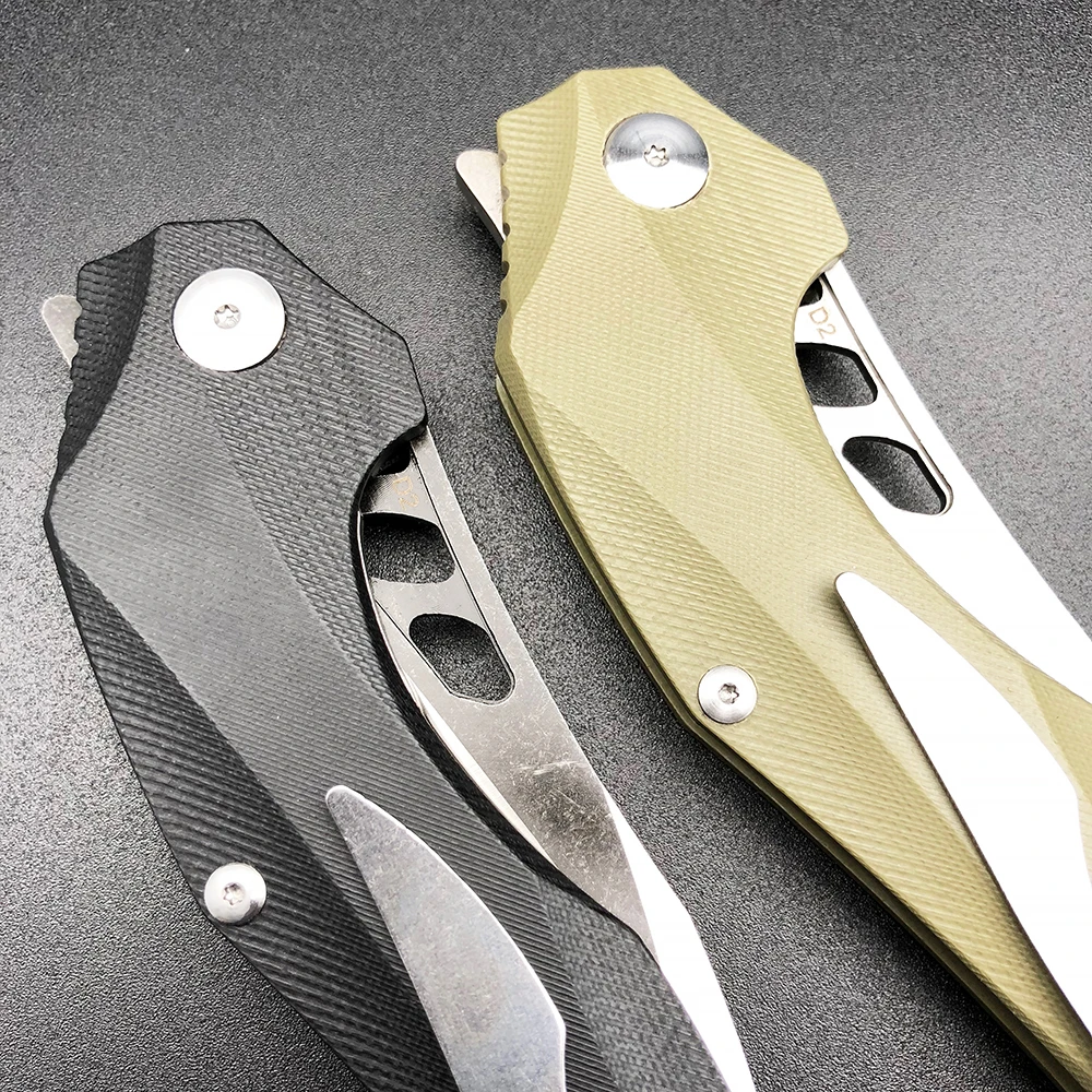 Складной нож BMT Bear D2 Blade G10 охотничьи ножи открытый кемпинг тактический карманный