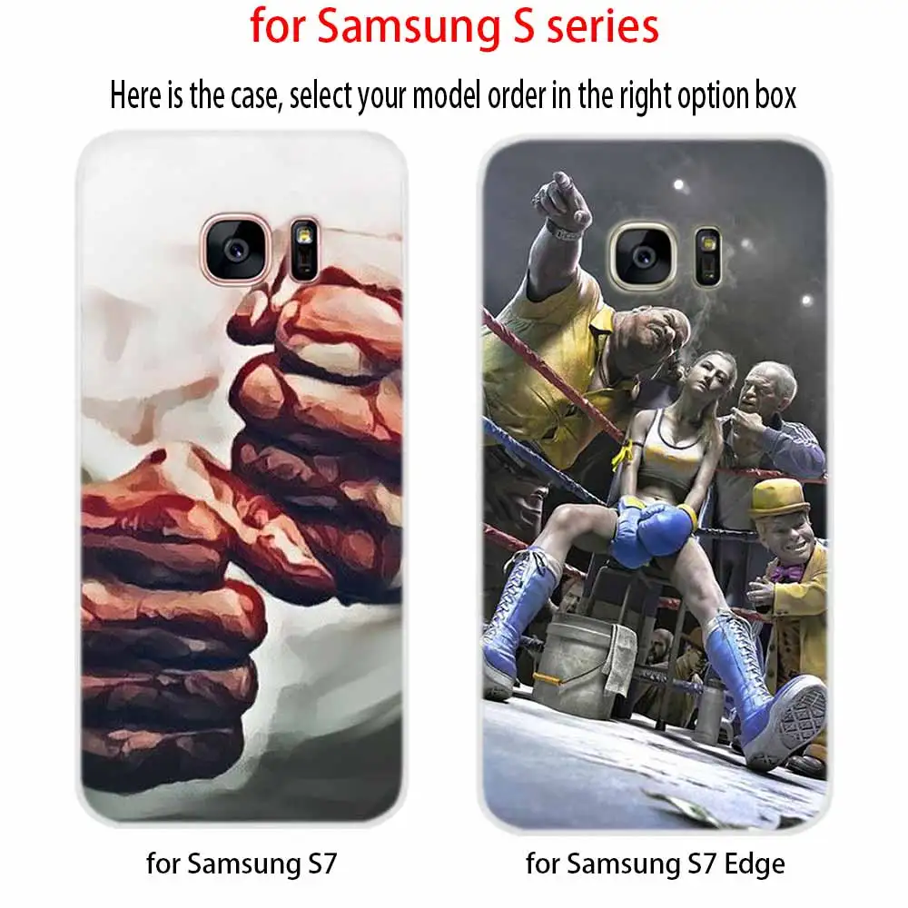 Чехол для телефона с рисунком Samsung Galaxy S8 S9 S10 S20 S21 Plus Cover S10E S7 Edge Uitra boxer | Мобильные