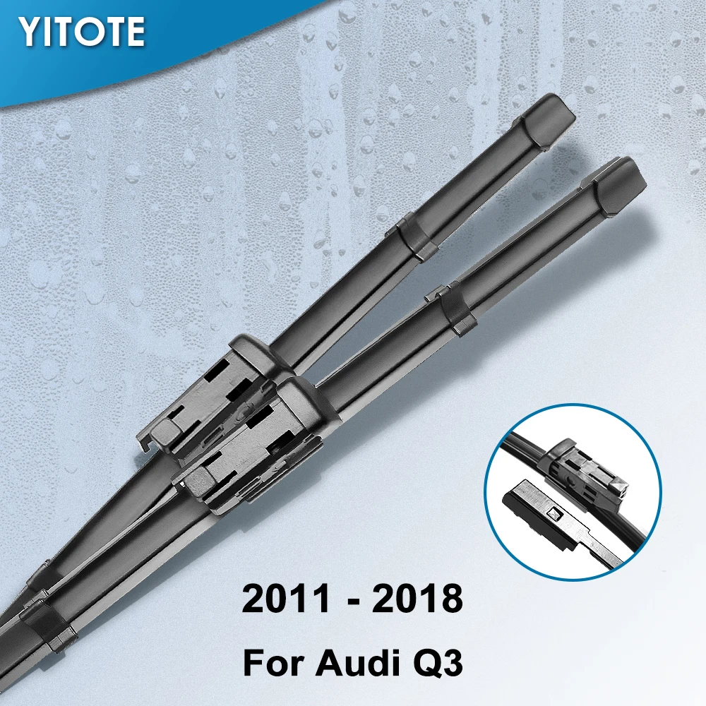 Щетки стеклоочистителя YITOTE для Audi Q3 Нажимные кнопки 2011 2012 2013 2014 2015