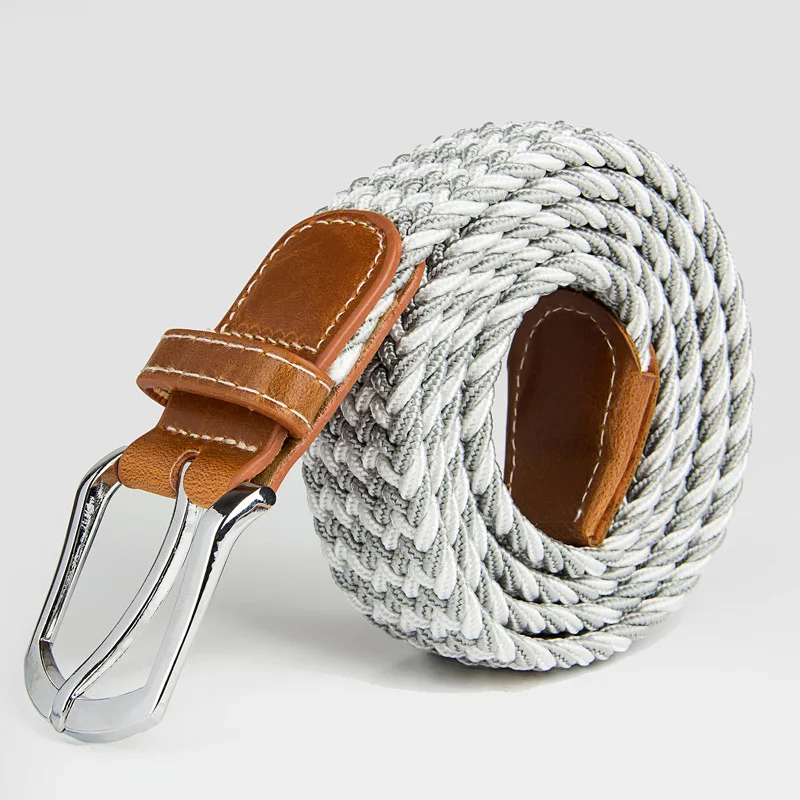 Elastic Belt Knitted Canvas Long Belts Decoration Girdle Female Pin Buckle Strap Unisex Adult Casual High Quality Fashion 2019 | Аксессуары