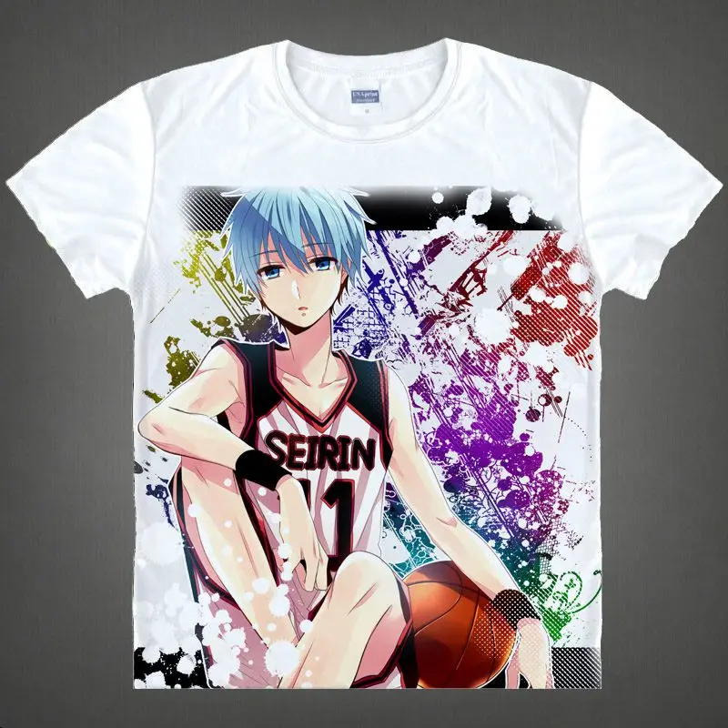 Kuroko без корзины женская футболка с принтом Аниме футболки коротким рукавом Kagami