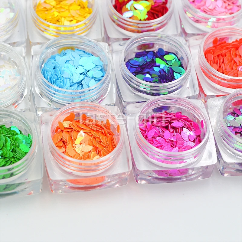 12 видов цветов блестящие ультратонкие наклейки с блестками в форме маркиза