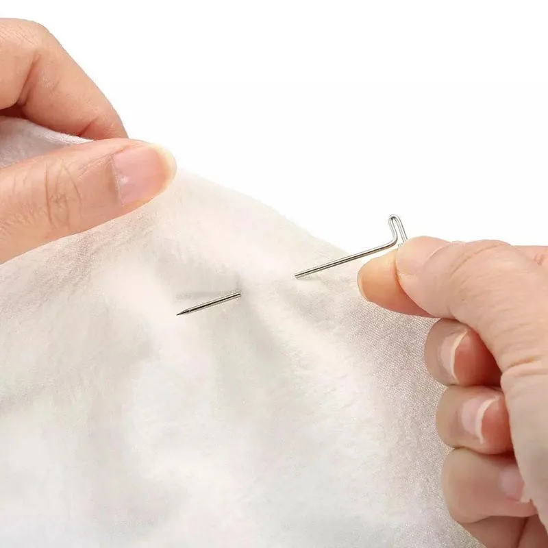 

LMDZ 100 Pieces Multi -Size Steel T-pins 45mm/54mm Pins for Blocking Knitting, Modelling and Crafts T-pins Styling Tools For Wig