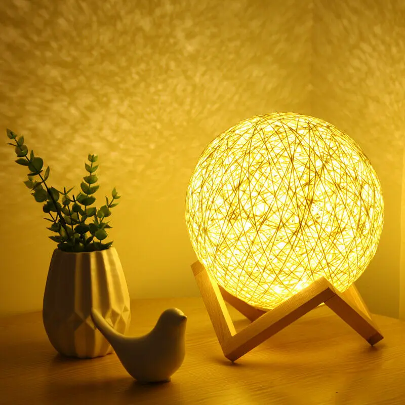 USB светодиодный волшебный ночник в виде Луны светильник домашний декор