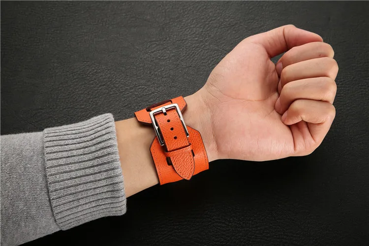 Ремешок для часов из натуральной кожи для Apple Watch серии 1 2 3 iwatch 38 42 мм Ремешки для наручных часов для Apple Smart Watch браслет на запястье Starp