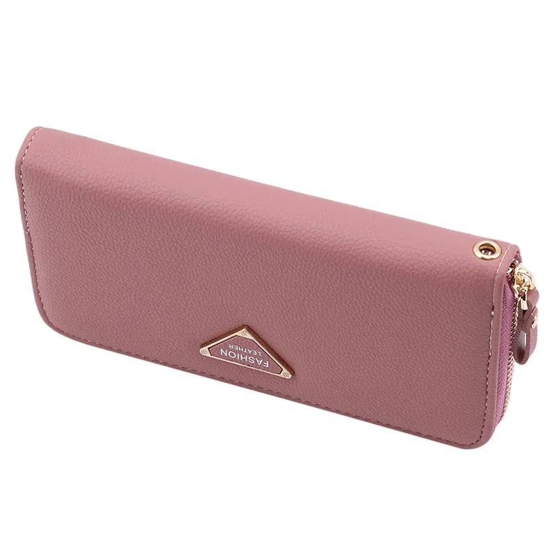 Модные женские длинные кошельки портативный кошелек большой емкости