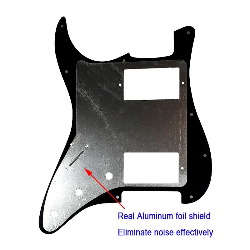 Pleroo гитарные аксессуары накладки с 11 винтами для fender standard ST HH гитара Stratocaster с PAF Humbucker многоцветный