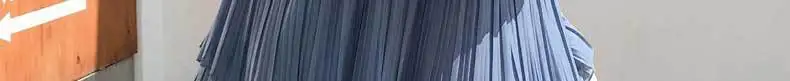 PEONFLY/; сезон весна-лето; сказочная однотонная шифоновая многослойная юбка; цвет синий, черный; Повседневная Милая плиссированная длинная юбка с оборками