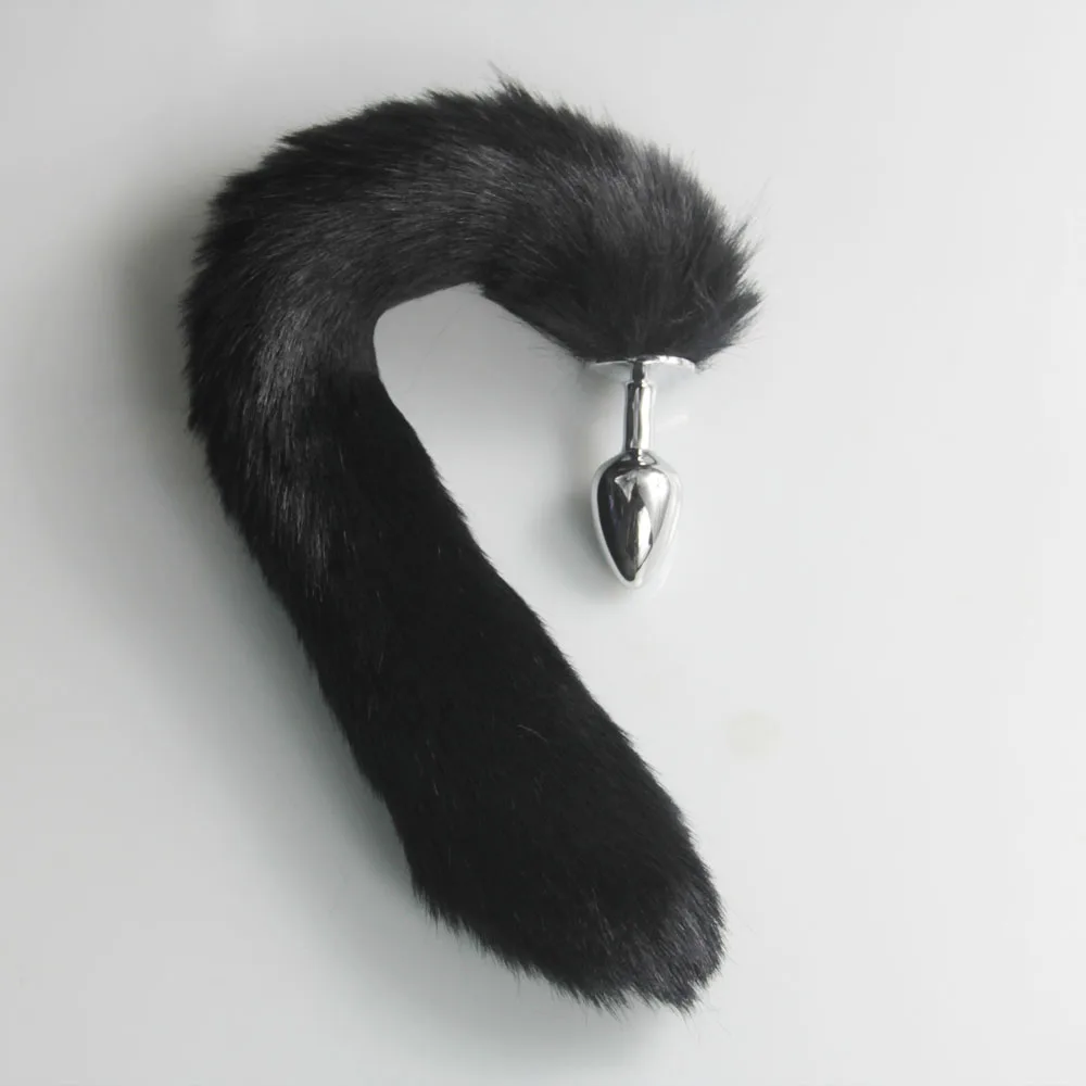 Анальная пробка black Fox Tail собачьи хвосты анальная секс-игрушка/пробка пуля для
