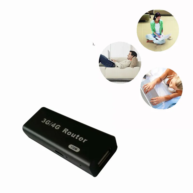 Wi-Fi-роутер Mini 3G/4G Wi-Fi Wlan точка доступа AP Client 150 Мбит/с RJ45 USB беспроводной роутер l924 #2 |